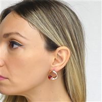 Orecchini Boccadamo Donna in Bronzo Zircone KOR023RS - KOR023RS